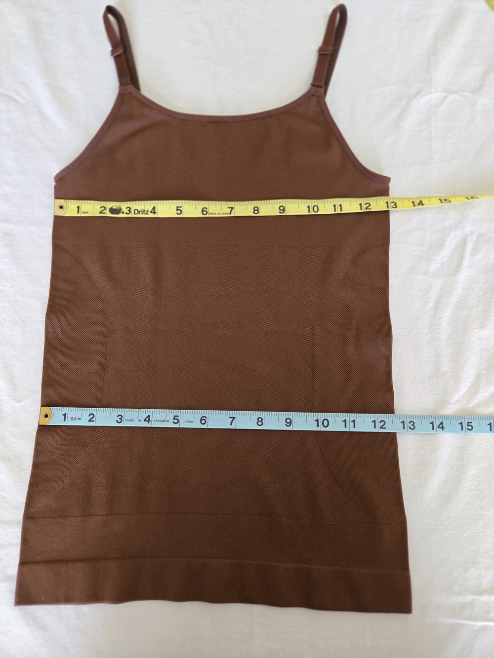 Shapermint Essentials Chocolate Slim-Fit Camisole with Adjustable Straps - Picture 5 of 9